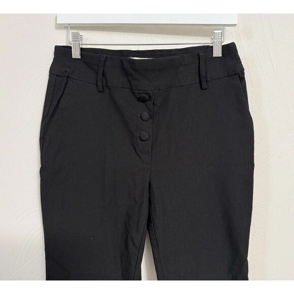 Jules & Leopold Sz M Black Pull On Pants Rayon Blend Stretch Style CHU25107 EUC - Picture 3 of 12